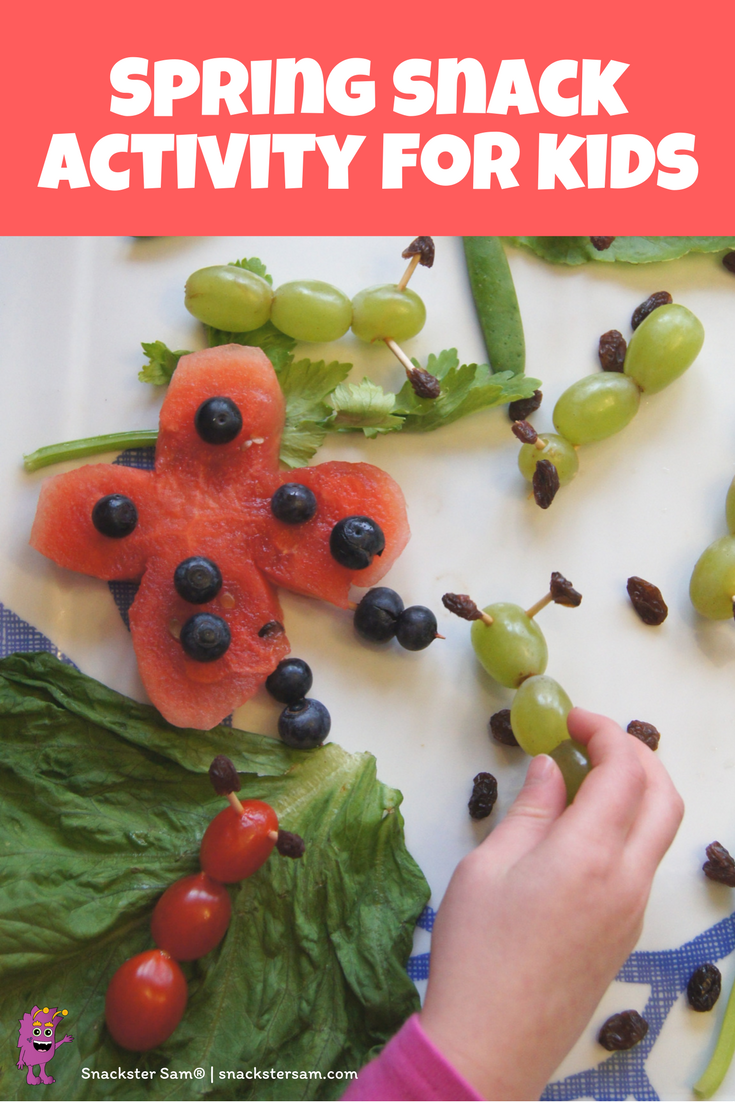 Spring Snack Activity for Kids by Snackster Sam