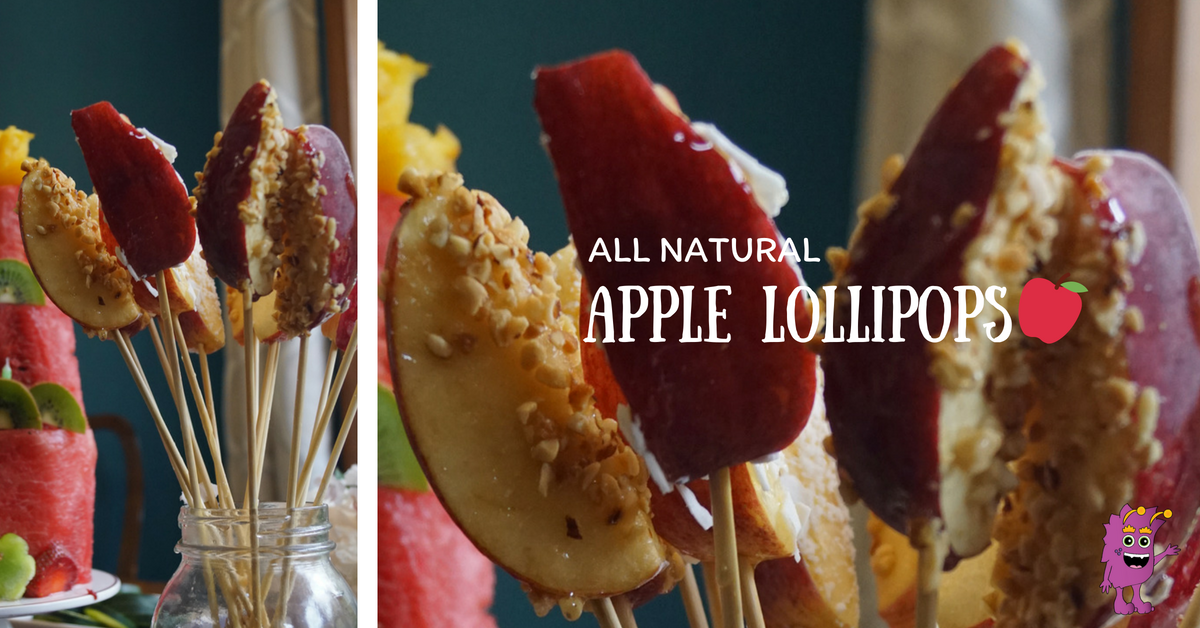 apple lollipops